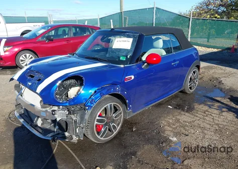 2019 Mini Convertible John Cooper Works z USA, uszkodzony, nr VIN WMWWH9C5XK3E23426